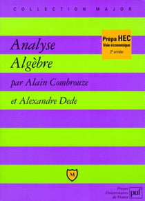Analyse - algèbre