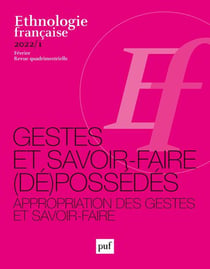 Ethnologie française 2022, n° 1