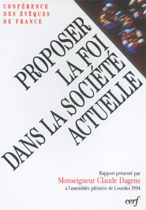 Proposer la foi dans la société actuelle, I