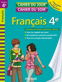 Cahiers du jour/ soir - français - 4ème (édition 2010)