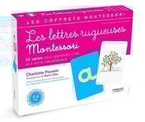 Les lettres rugueuses - pour apprendre à lire et à écrire naturellement - coffret