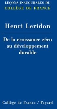 De la croissance zéro au développement durable