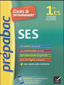 Prépabac cours & entraînement - ses - 1ère es