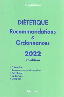 Diététique : recommandations & ordonnances (édition 2022)