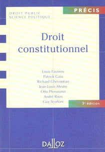 Droit constitutionnel - 3e edition