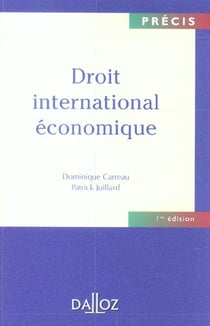 Droit international economique (1re edition)