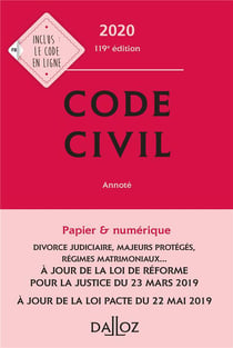 Code civil (édition 2020)