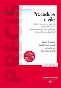 Procédure civile : Droit commun et spécial du procès civil, MARD. (37e édition)