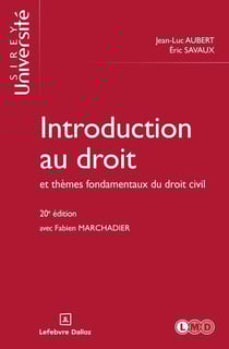 Introduction au droit et thèmes fondamentaux du droit civil (20e édition)