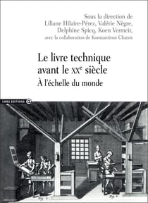 Le livre technique avant le XXe siècle - à l'échelle du monde