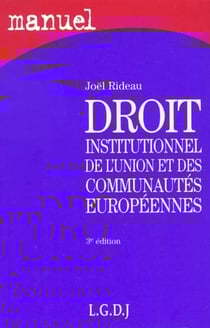 Dt institutionnel union europ.