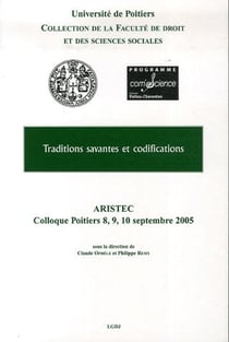 Traditions savantes et codifications
