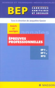 Sujets et corriges - epreuves professionnelles