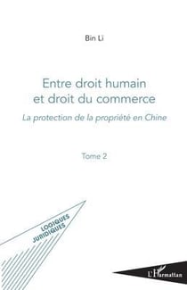 Entre droit humain et droit du commerce - la protection de la propriété en Chine t.2