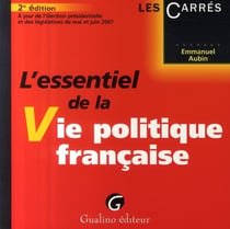 L'essentiel de la vie politique française
