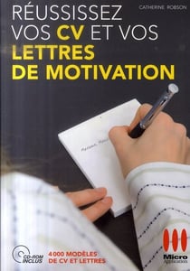 Réussissez vos cv et vos lettres de motivation avec 1 cd hors collection