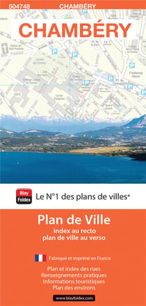 Chambéry : plan de ville (édition 2019)