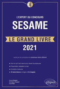 L'expert du concours SESAME - le grand livre (édition 2021)