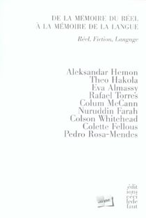 De la memoire du reel a la memoire de la langue