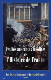 Petite anecdotes insolites de l'histoire de France t.2 - le dessous étonnants de la grande histoire