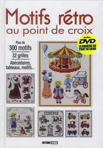 Motifs rétro au point de croix