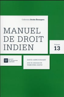 MANUEL DE DROIT INDIEN