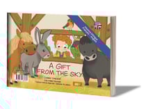A gift from the sky (LIVRE BILINGUE ANGLAIS)