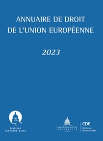 Annuaire de droit de l'Union européenne (édition 2023)