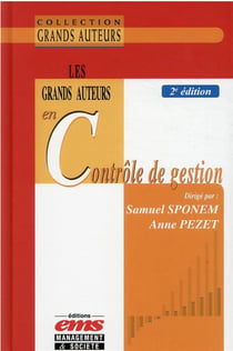 Les grands auteurs en contrôle de gestion (2e édition)