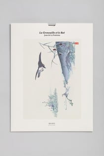 Tirage BNF : la grenouille et le rat