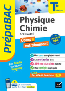 Prépabac cours & entraînement : physique-chimie, spécialité - terminale générale