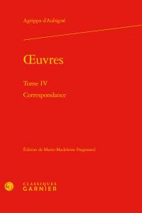 Oeuvres t.4 - correspondance