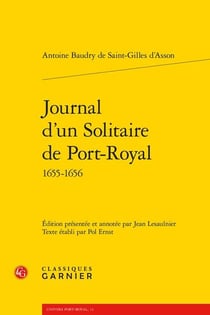 Journal d'un Solitaire de Port-Royal : 1655-1656