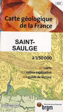 Saint-Saulge - carte géologique de la France