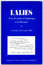 Revue lalies t.11
