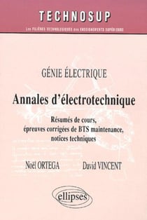 Annales d'électrotechnique - BTS maintenance - Niveau A