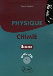 Physique chimie - 2nde - difficulté 1