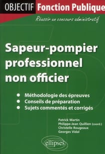 Sapeur-pompier professionnel non officier.