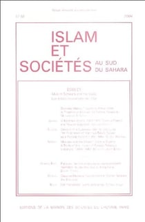 Islam et societe au sud du sahara t.17-18