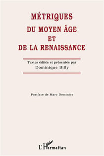 Métriques du Moyen Age et de la Renaissance