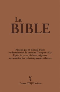 La bible : Crampon 1923 - 2023