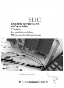 Économie et organisation de l'immobilier - BTS professions immobilières, licences - corrigé - les marchés immobiliers