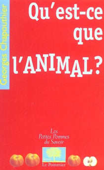 Qu'est-ce que l'animal ?