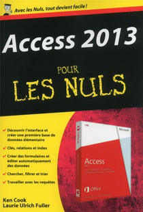 Access 2013 Pour Les Nuls (Poche)