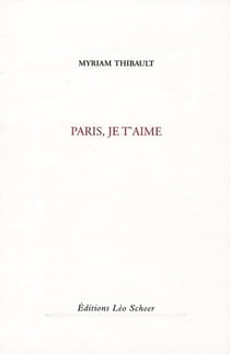 Paris je t'aime
