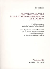 Traité de savoir-vivre à l'usage des jeunes générations de blogueurs