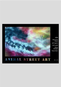 Animal sauvage et street art : Du pistage rural au récit urbain