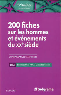 200 fiches sur les hommes et évènements du XXe siècle