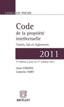 Code de la propriété intellectuelle (4e édition)