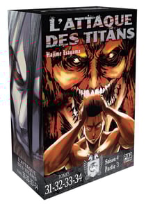 L'attaque des titans : coffret Tomes 31 à 34